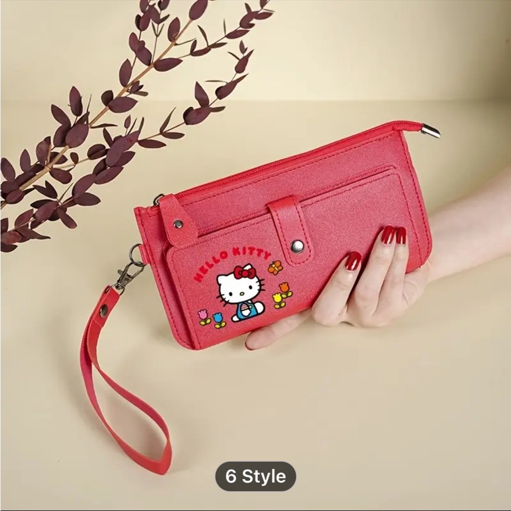 Hello Kitty Pink Wristlet Clutch - Picture 1 of 12